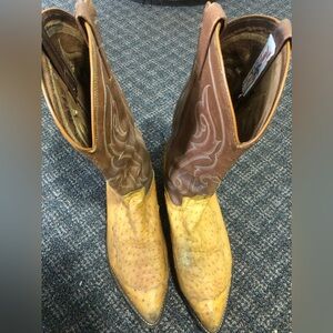Tony lama exotic ostrich boots